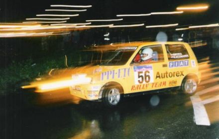 Jacek Sikora i Marek Kaczmarek - Fiat Cinquecento Sporting.